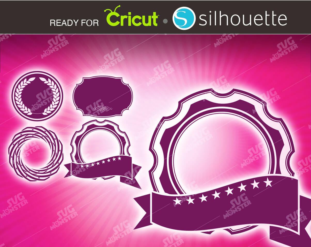 badge-monogram-svg badge monogram svg