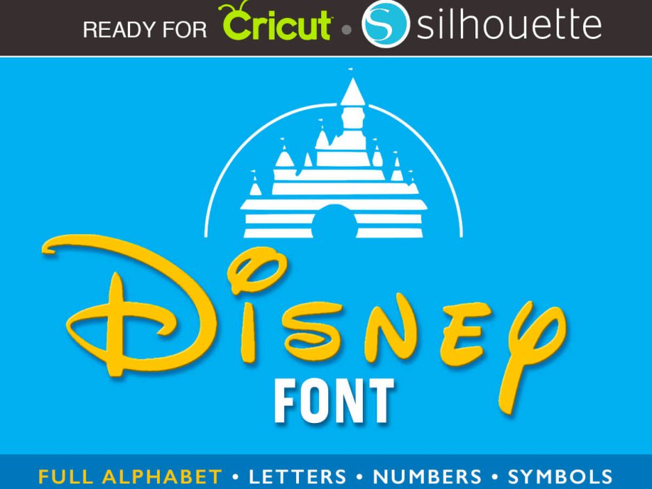 disney font svg