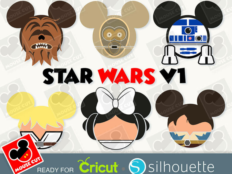 mouse star wars svg