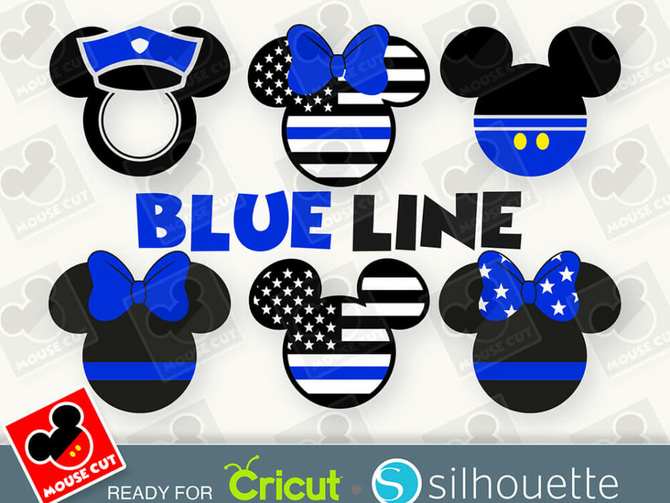 mouse blue line svg