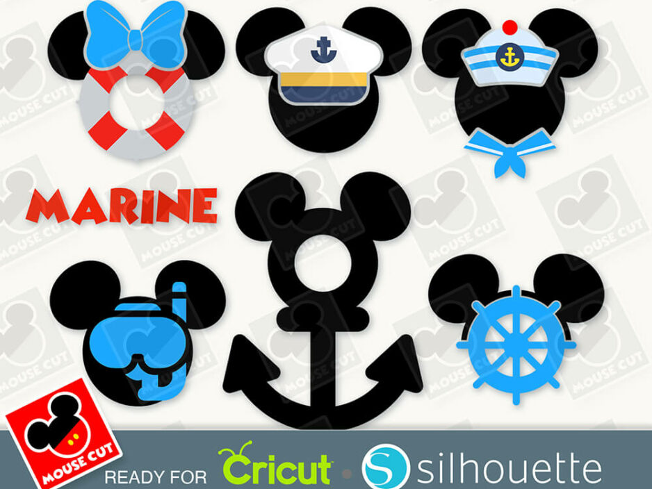 mouse marine ears svg