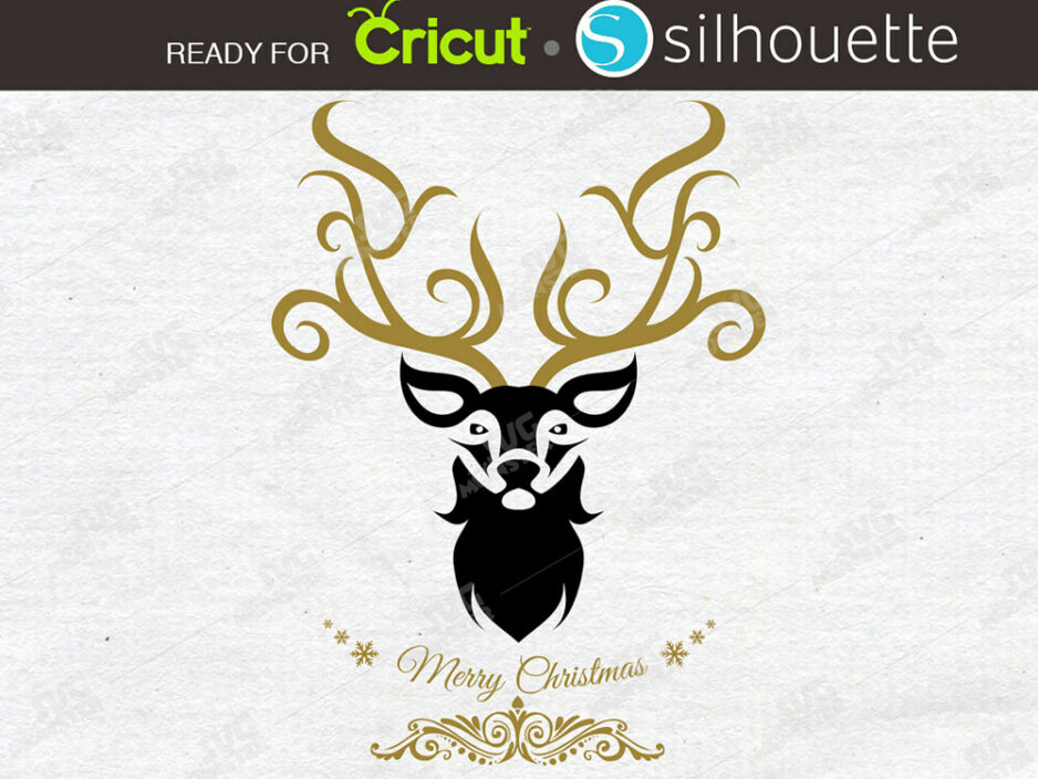 royal deer SVG cut