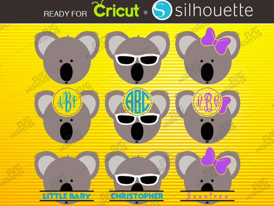 koala SVG cut file