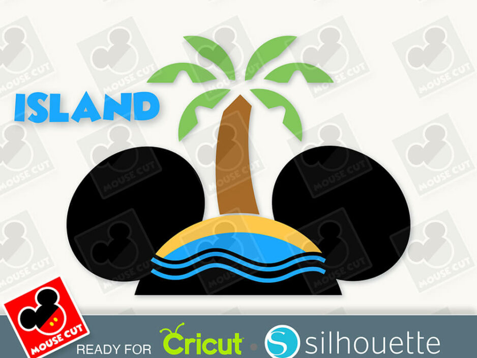 mouse island ears svg