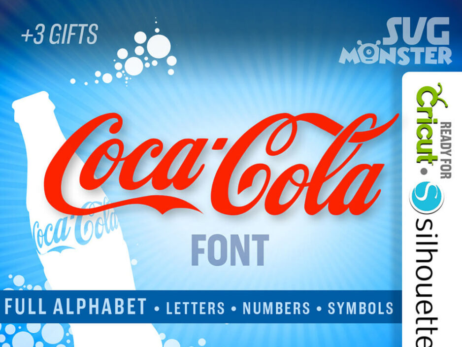 coca cola font svg