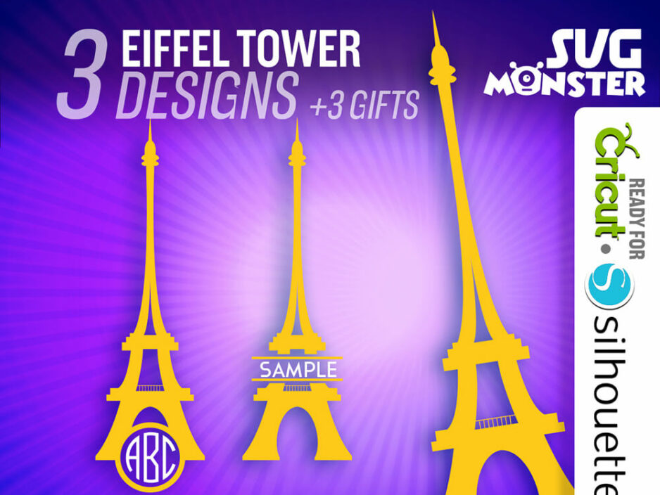 eiffel tower svg cut