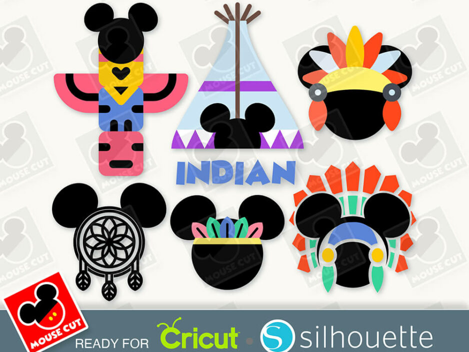 mouse indian ears svg