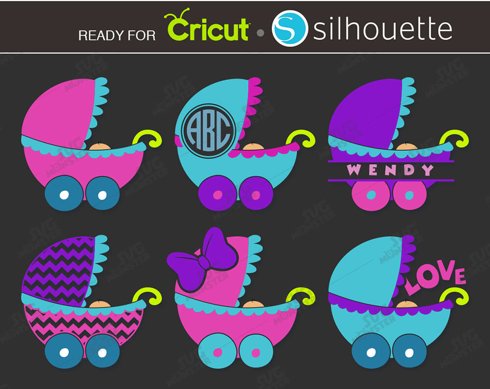 0030-pram-svg pram svg cut file
