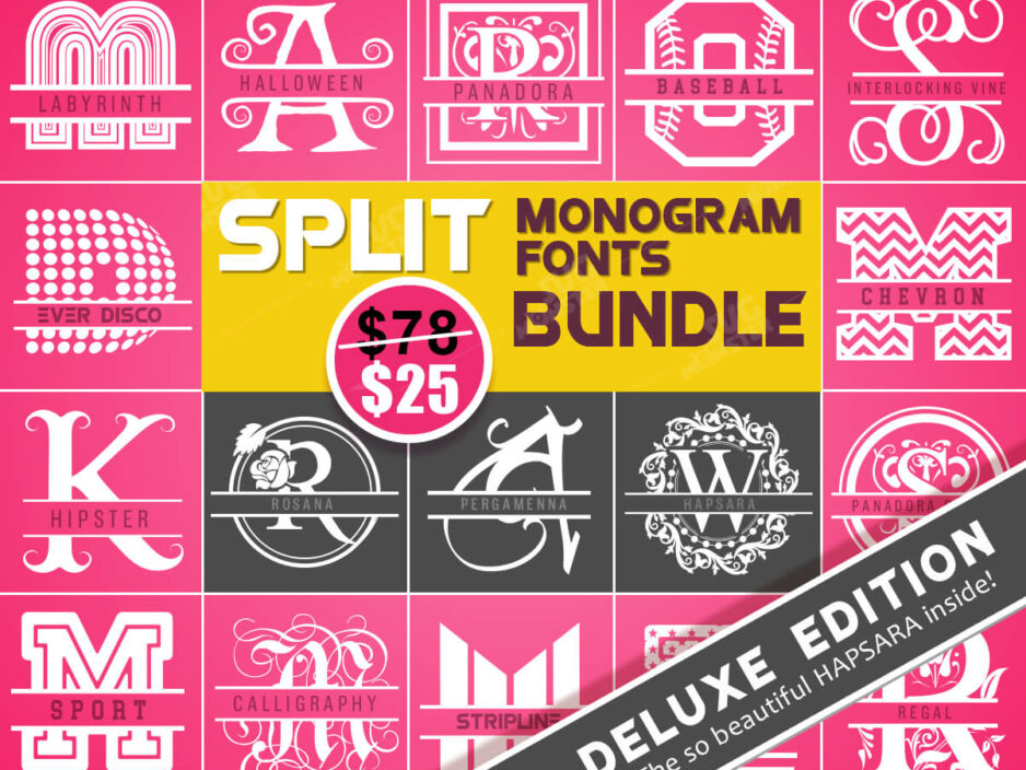 split fonts monogram svg
