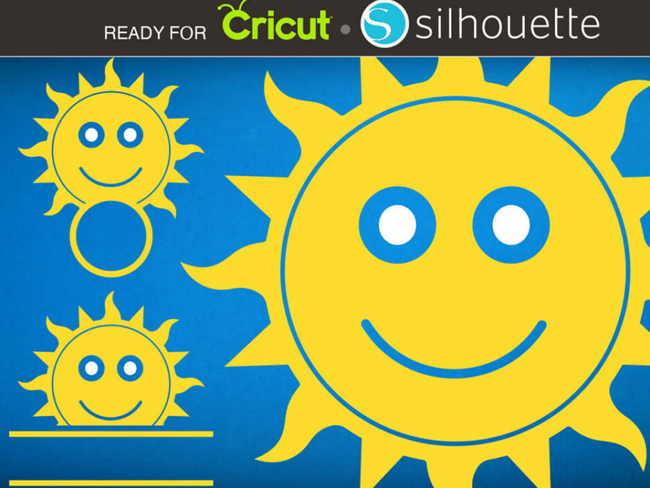 sun svg cut file