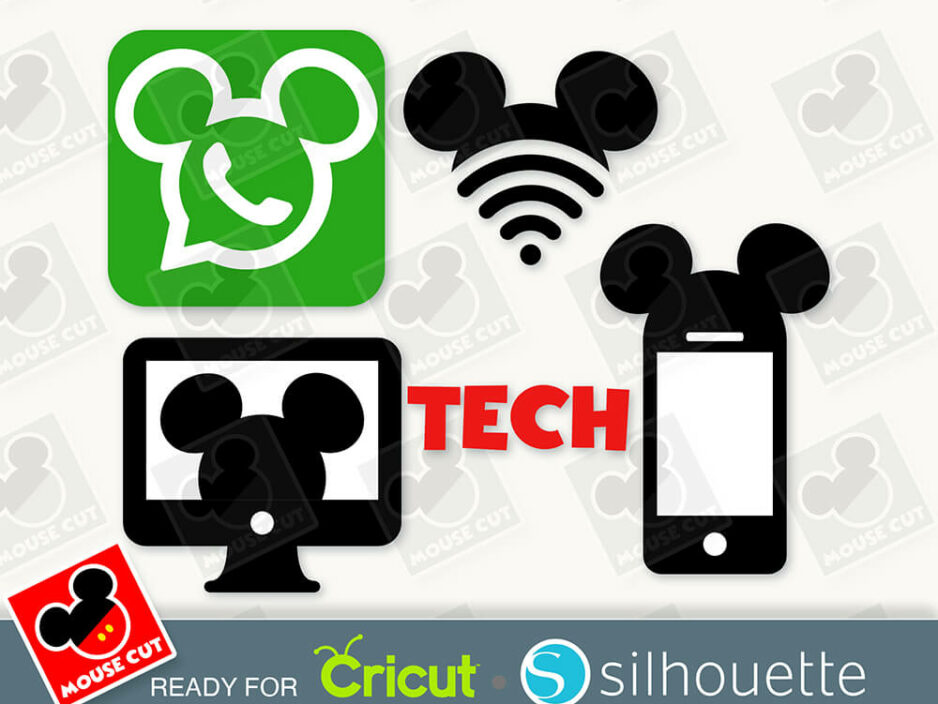mouse tech ears svg