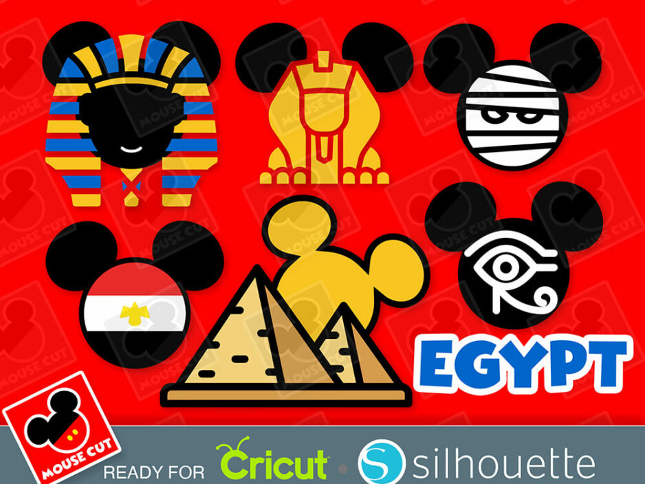 mouse egypt ears svg