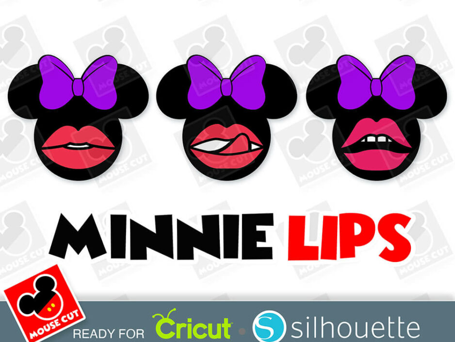 mouse lips ears svg