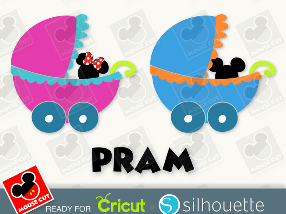 mouse pram ears svg