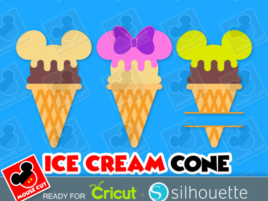 mouse ice cream svg