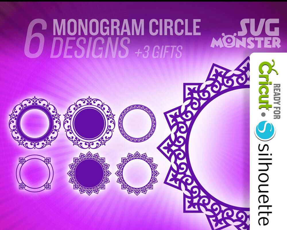 0024-monogram_circle-svg monogram circle frame svg