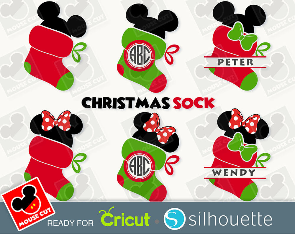 0032M-mickey-sock-svg mouse christmas sock svg