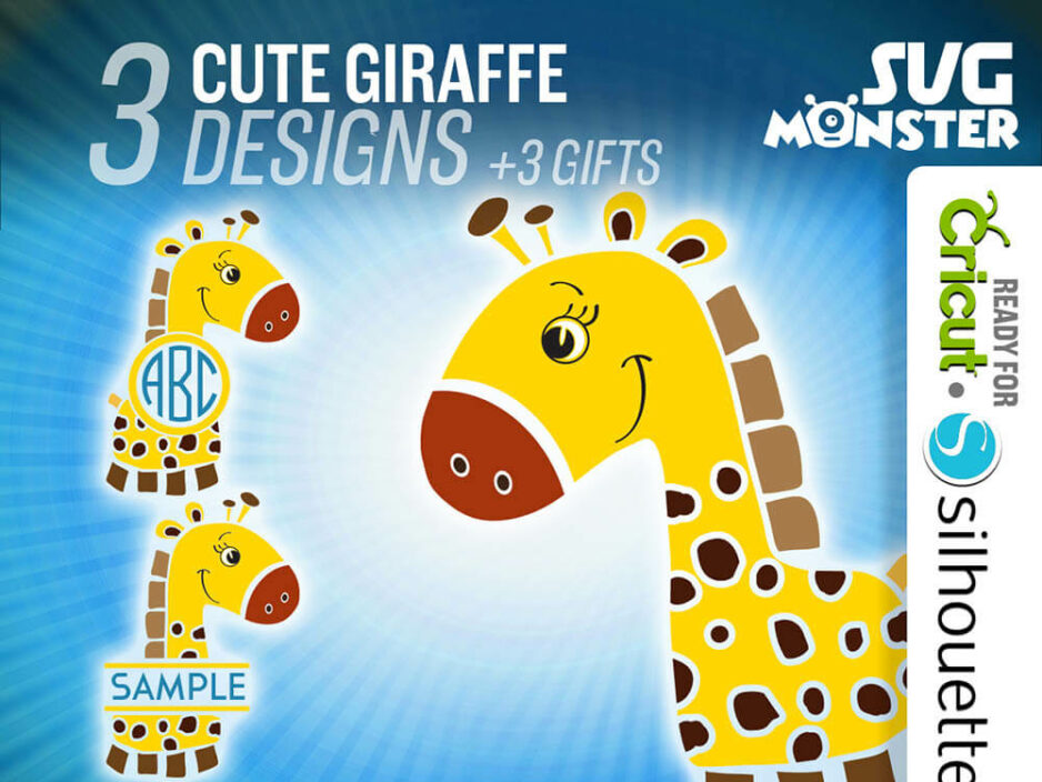 giraffe svg cut files