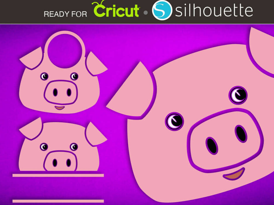 pig svg cut files