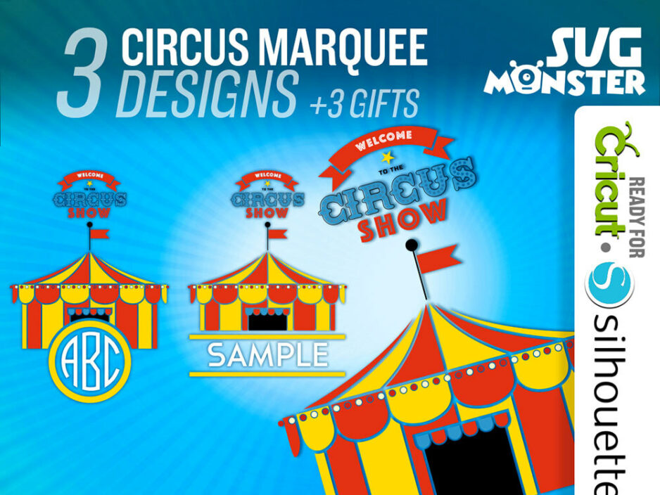 circus svg cut file